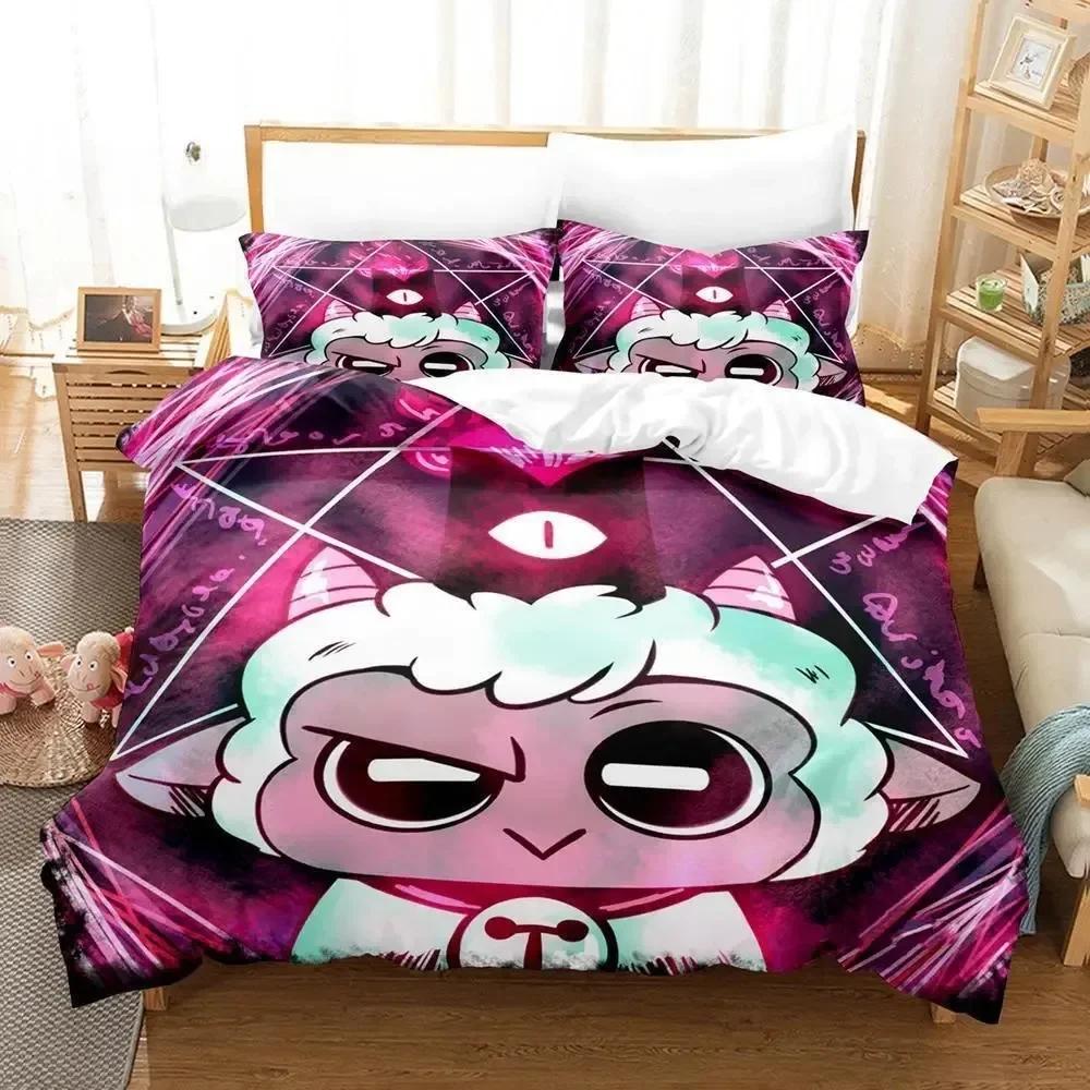 Cult of the Lamb Beding Set Printed With Pilowcase Bed Soft Duvet Cover Soft Single Double Quen Super King-Sized Dimensionsd Dimensions Adult People 135*200cm Eu-Single
Cult of the Lamb Beding Set Printed With Pilowcase Bed Soft Duvet Cover Soft Single Double Quen Super King-Sized Dimensionsd Dimensions Adult People 135*200cm Eu-Single