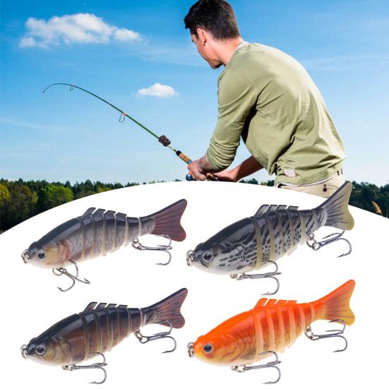 3/4/5Pcs Fishing Lures 3D Swimming Baits with Treble Hooks Realistic Looking Bright 3pcs
3/4/5Pcs Fishing Lures 3D Swimming Baits with Treble Hooks Realistic Looking Bright 3pcs