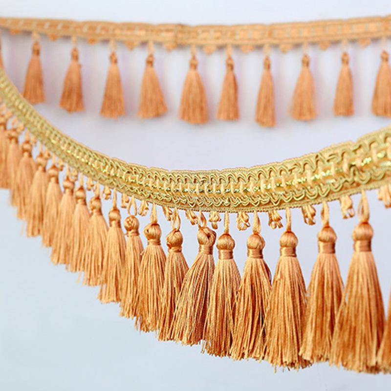 2M Curtain Sofa Lace Ribbon Tassel Fringe Trim DIY Beads Drapery Sewing Curtain Decoration Accessories
2M Curtain Sofa Lace Ribbon Tassel Fringe Trim DIY Beads Drapery Sewing Curtain Decoration Accessories