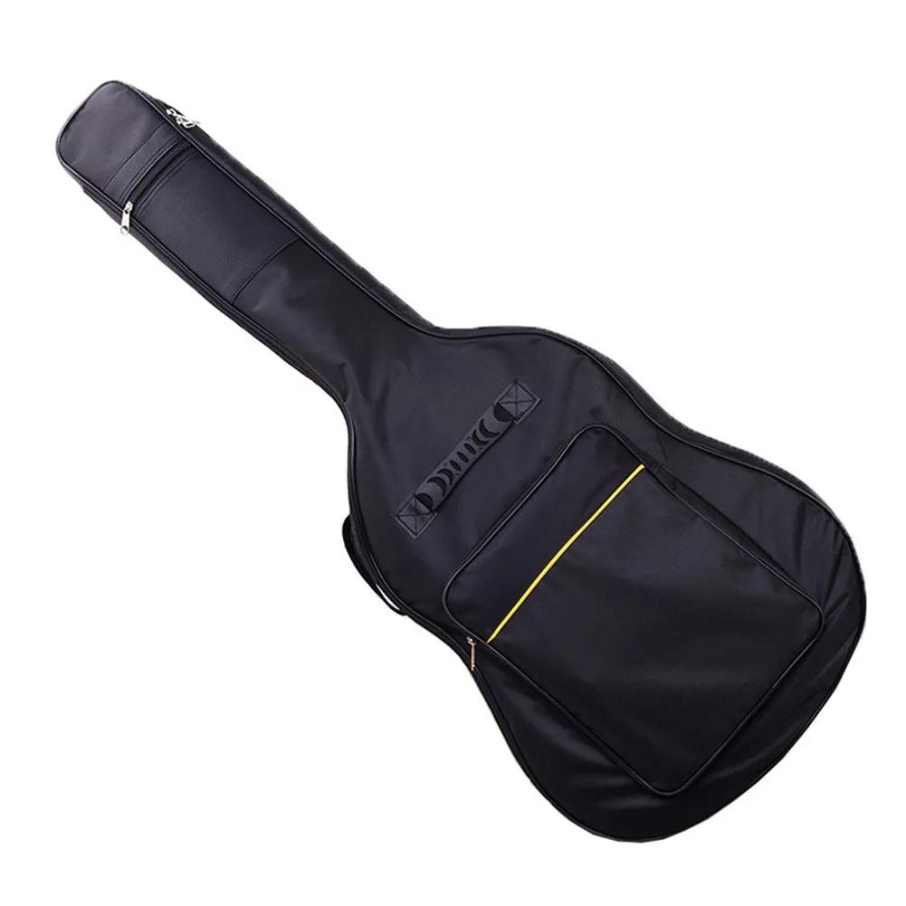 41 Inch Acoustic Guitar Bag Waterproof Rip-stop Oxford Nylon Double Straps Padded Black Guitar Case Gig Backpack Musical Instrum
41 Inch Acoustic Guitar Bag Waterproof Rip-stop Oxford Nylon Double Straps Padded Black Guitar Case Gig Backpack Musical Instrum
