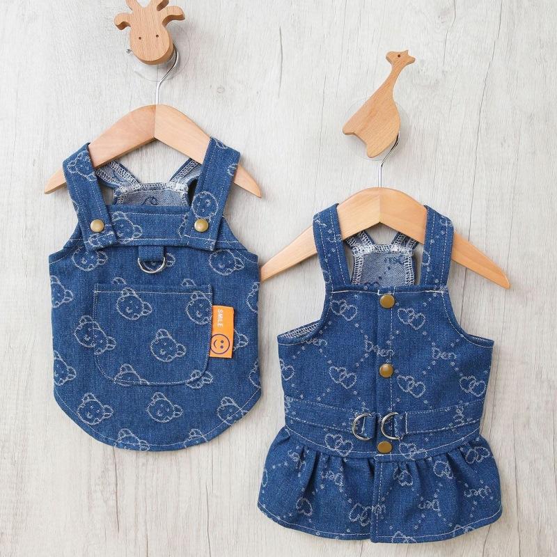 Denim Dog Dress Harness Puppy Summer Clothes for Small Medium Dogs Chihuahua French Bulldog Walking Chest Strap Vest With D-Ring S
Denim Dog Dress Harness Puppy Summer Clothes for Small Medium Dogs Chihuahua French Bulldog Walking Chest Strap Vest With D-Ring S