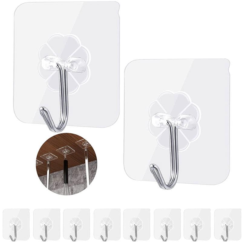 10/20PCS Transparent Powerful Self Adhesive Vacuum Suction Cup Hooks Home Door Wall Kitchen Bathroom Holder Storage Racks
10/20PCS Transparent Powerful Self Adhesive Vacuum Suction Cup Hooks Home Door Wall Kitchen Bathroom Holder Storage Racks