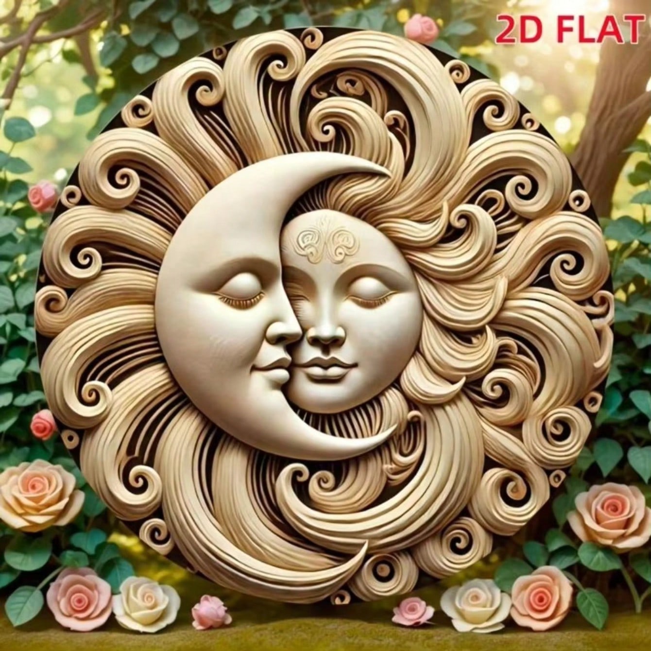 Modern Sun Moon Metal Wall Art Round Sign Easy Hang Living Room Decor 20x20 різнокольоровий
Modern Sun Moon Metal Wall Art Round Sign Easy Hang Living Room Decor 20x20 різнокольоровий
