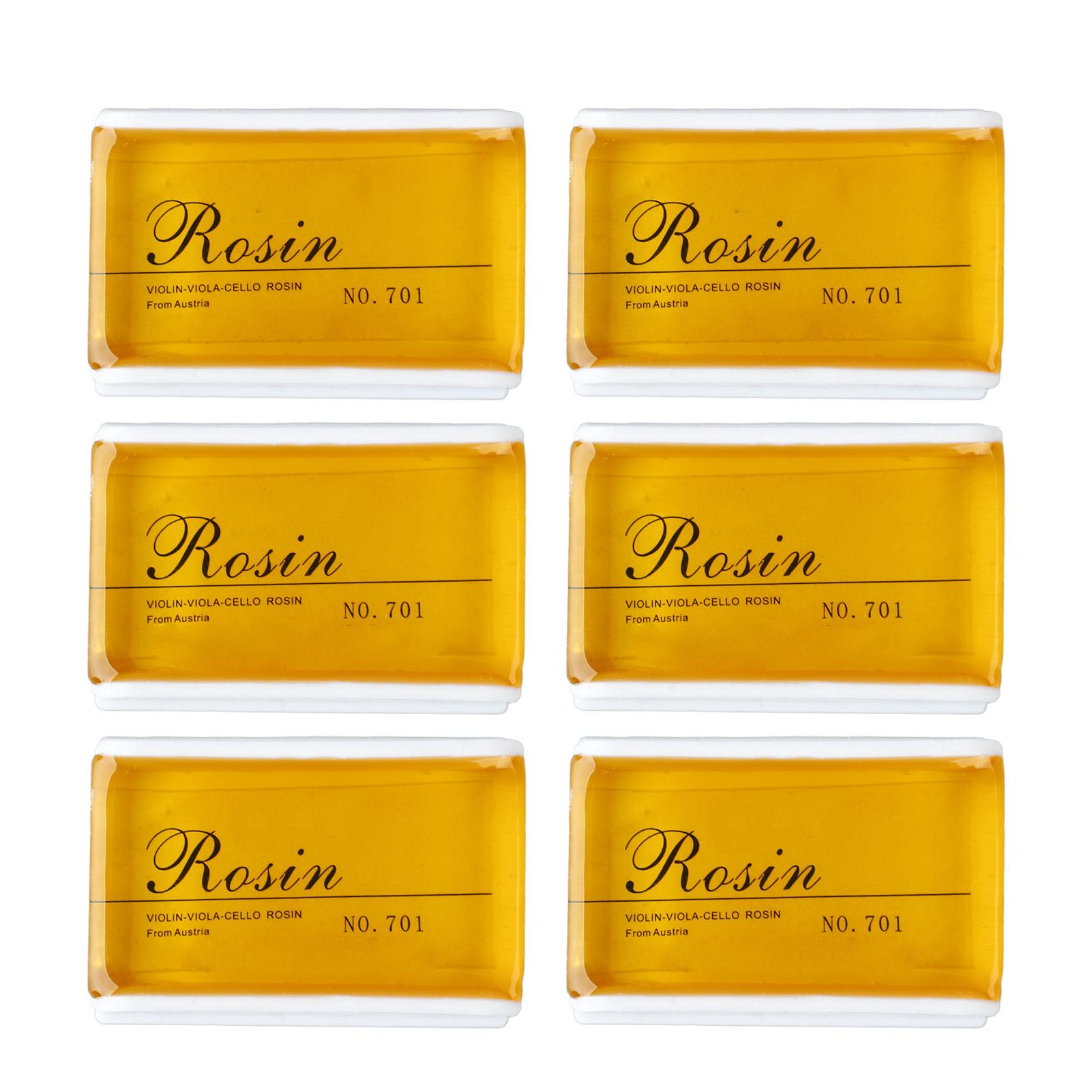 6Pcs Violin Rosin Bow String Rosin Instrument Accessory Low Dust Universal for Viola Cello Yellow
6Pcs Violin Rosin Bow String Rosin Instrument Accessory Low Dust Universal for Viola Cello Yellow