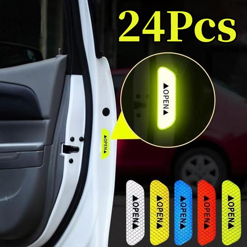 24/2PCS Reflective Car Door Sticker Safety Warning Stickers Reflector Tape Decal Safety Accessories Exterior Car Door Reflector
24/2PCS Reflective Car Door Sticker Safety Warning Stickers Reflector Tape Decal Safety Accessories Exterior Car Door Reflector