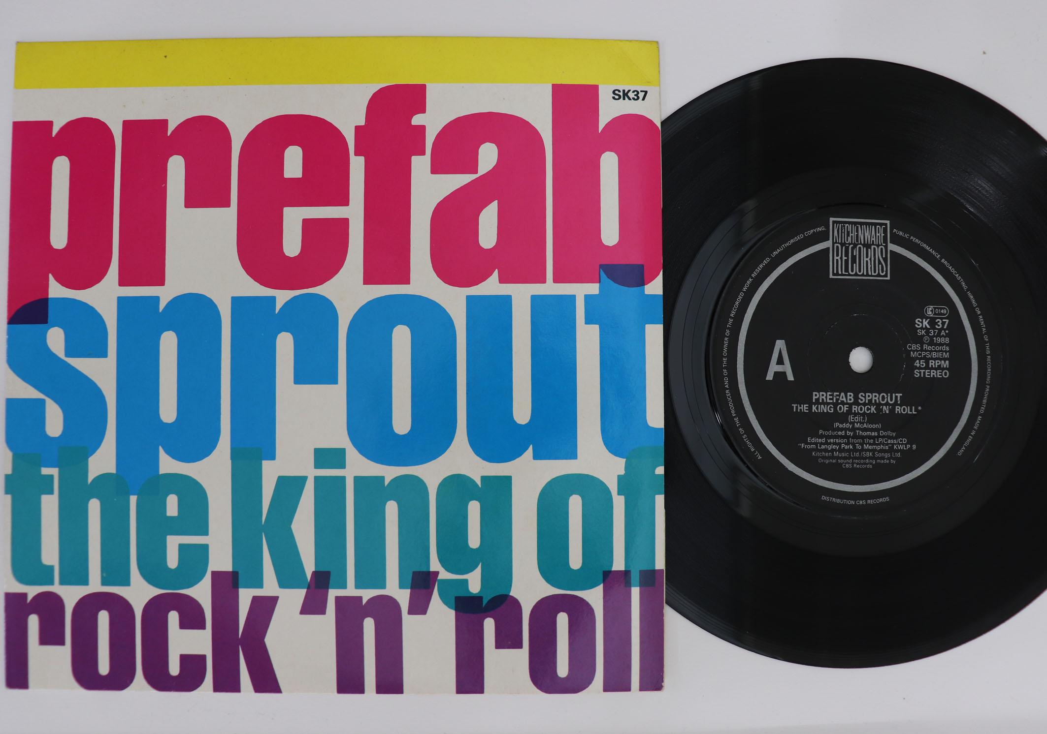 7inch Record PREFAB SPROUT King Of Rock n Roll Moving The SK37 KITCHENWARE 1988 UK Rock Used
7inch Record PREFAB SPROUT King Of Rock n Roll Moving The SK37 KITCHENWARE 1988 UK Rock Used