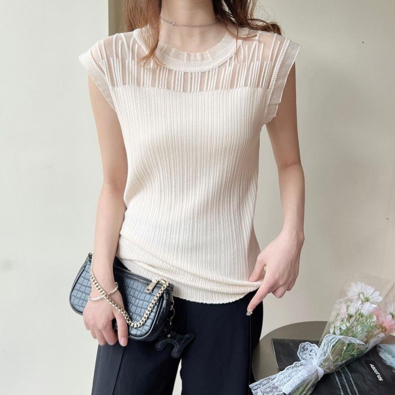 New Summer Ice Silk Short Sleeve Vest Women s Eugen Yarn Xiaofei Sleeve Lace Short Sleeve Bottom Shirt Top Women One size fits all абрикосовий
New Summer Ice Silk Short Sleeve Vest Women s Eugen Yarn Xiaofei Sleeve Lace Short Sleeve Bottom Shirt Top Women One size fits all абрикосовий