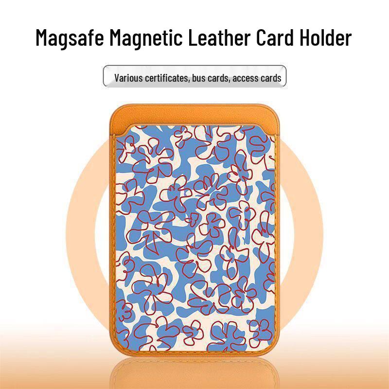 Red & Blue Flower Magnetic Card Holder for Apple Phone Case with MAGsafe Compatibility Single Card Holder
Red & Blue Flower Magnetic Card Holder for Apple Phone Case with MAGsafe Compatibility Single Card Holder