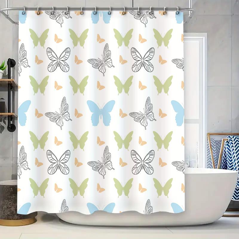 Fashion Butterfly Shower Curtain Watercolor Printed Fabric Customizable Bath Decor Set For Home Decoration Multicolor Option Ava W60H190(CM)-1 Pcs
Fashion Butterfly Shower Curtain Watercolor Printed Fabric Customizable Bath Decor Set For Home Decoration Multicolor Option Ava W60H190(CM)-1 Pcs