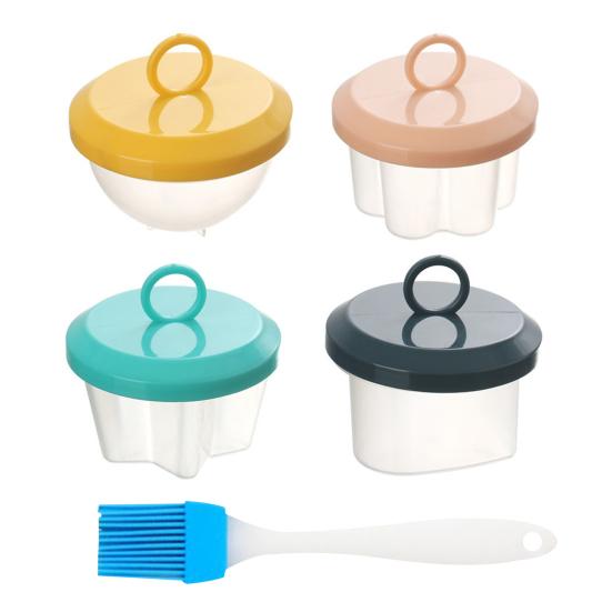 4 шт. чашки для яиц-браконьеров, форма для котла, щетка для яиц, пищевая с необычным яйцом 4pcs
4 шт. чашки для яиц-браконьеров, форма для котла, щетка для яиц, пищевая с необычным яйцом 4pcs