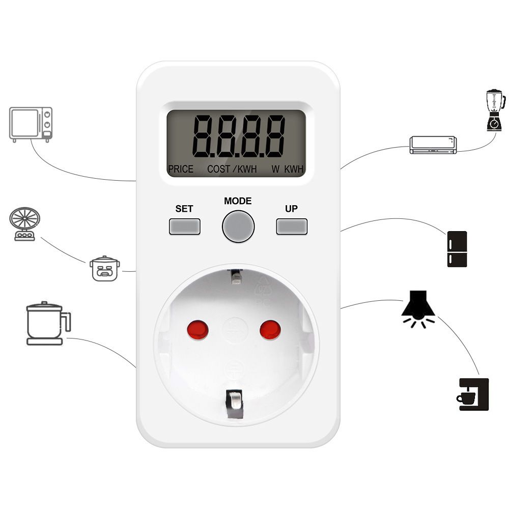 Analyzer Plug Watt Monitor Electricity Meter Socket Energy Monitor Power Meter Power Consumption
Analyzer Plug Watt Monitor Electricity Meter Socket Energy Monitor Power Meter Power Consumption