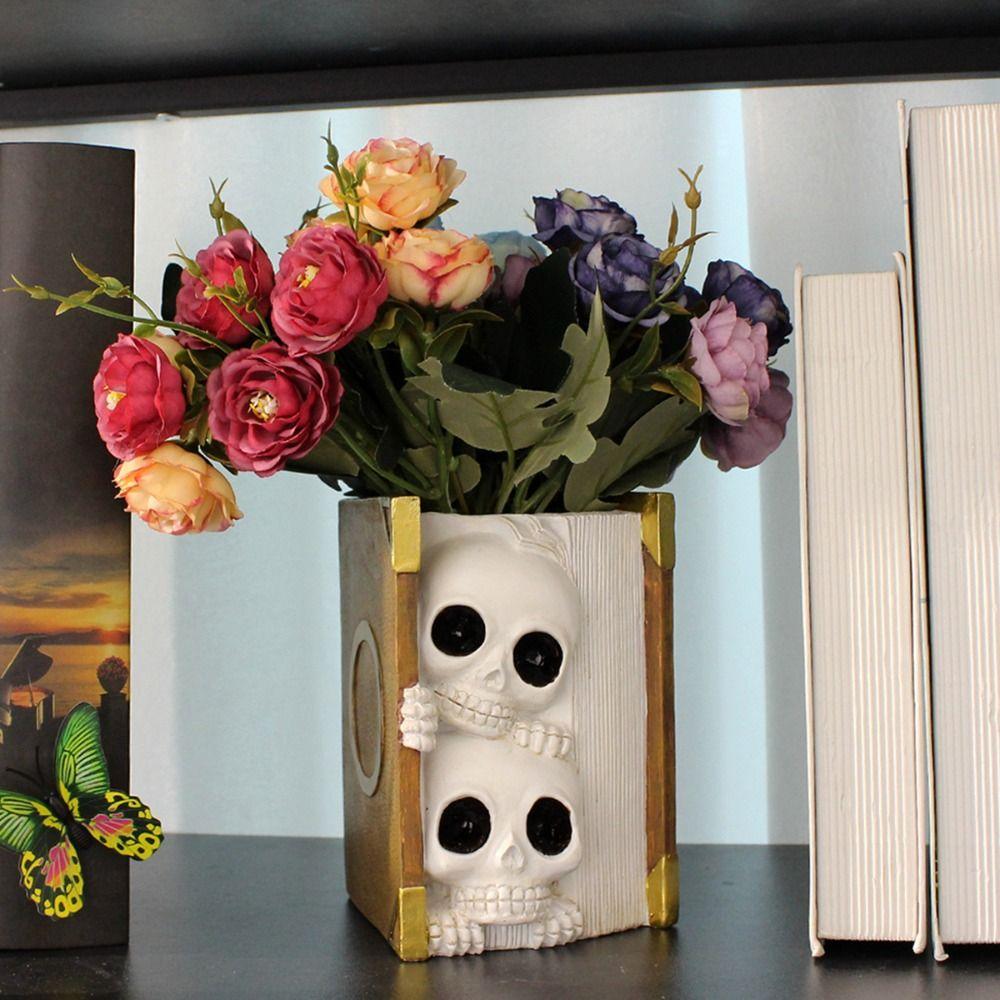 Funny Halloween Skull Pots Scary Plants Succulent Planter Skull Vase Halloween Decor Gifts
Funny Halloween Skull Pots Scary Plants Succulent Planter Skull Vase Halloween Decor Gifts