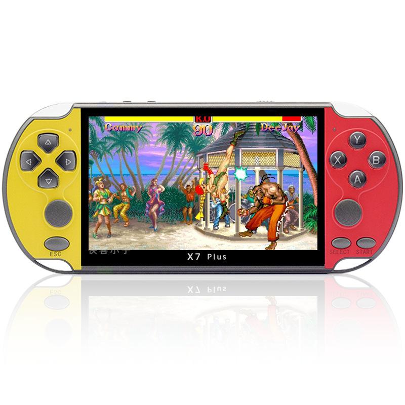 Ручная игровая консоль PSP с двойным пультом дистанционного управления X7plus, 5,1-дюймовый FC, большой экран, 128-битная портативная портативная консоль GBA, аркада «Войны трех королевств»
Ручная игровая консоль PSP с двойным пультом дистанционного управления X7plus, 5,1-дюймовый FC, большой экран, 128-битная портативная портативная консоль GBA, аркада «Войны трех королевств»