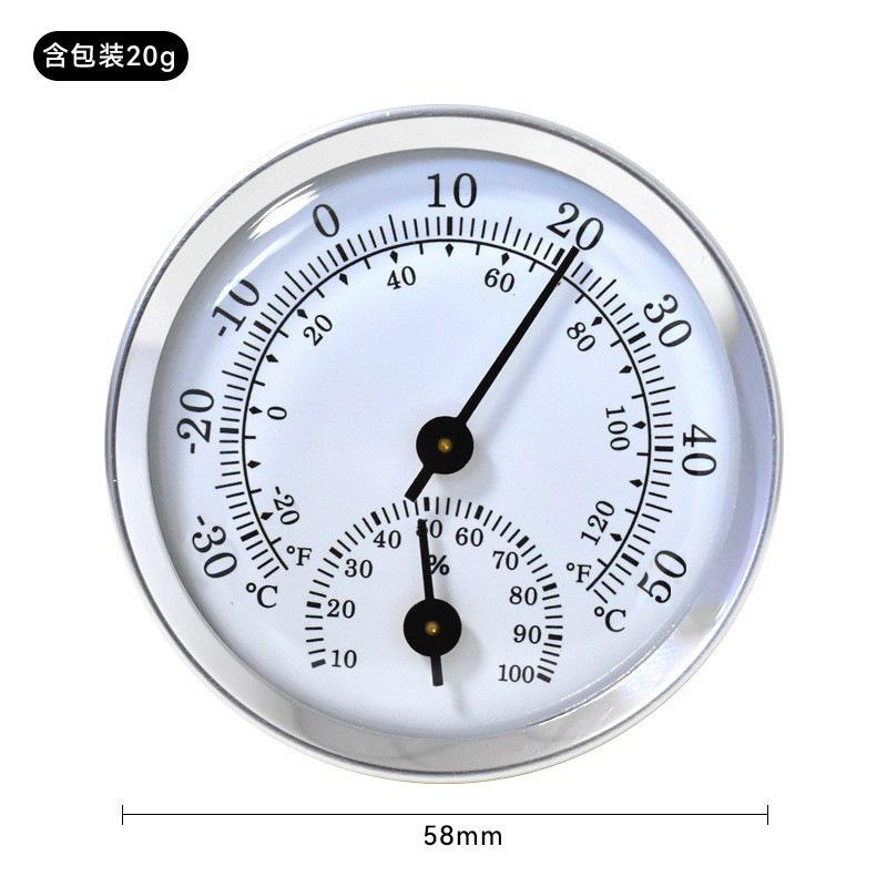 Mini Analog Hygrometer Thermometer Aluminum Alloy Case Plastic Base Lens
Mini Analog Hygrometer Thermometer Aluminum Alloy Case Plastic Base Lens