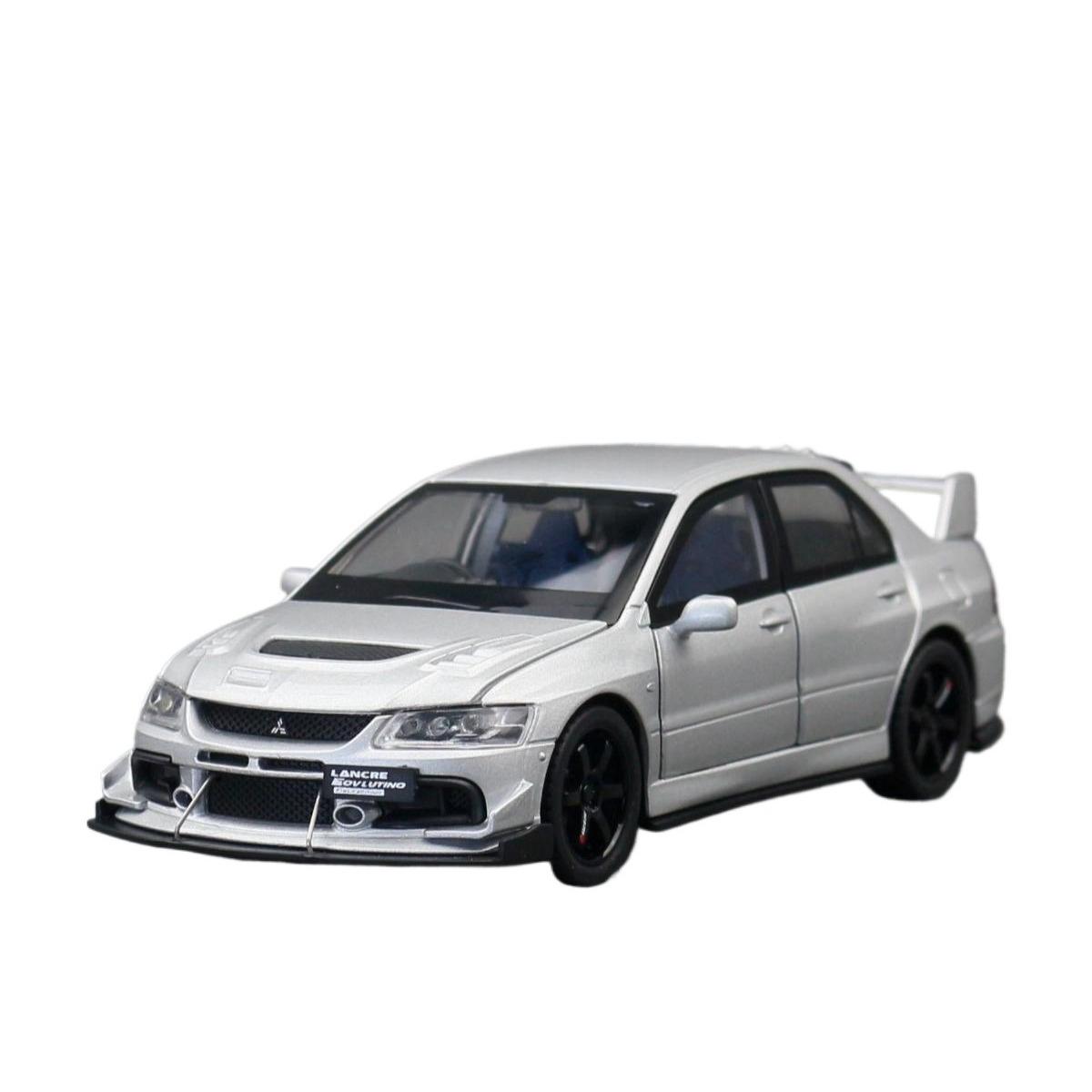 1/32 Mitsubishi Lancer Evolution Racing Toy Car Model Diecast Metal Alloy Miniature Sound & Light Gift for Children Boys Kid срібний
1/32 Mitsubishi Lancer Evolution Racing Toy Car Model Diecast Metal Alloy Miniature Sound & Light Gift for Children Boys Kid срібний