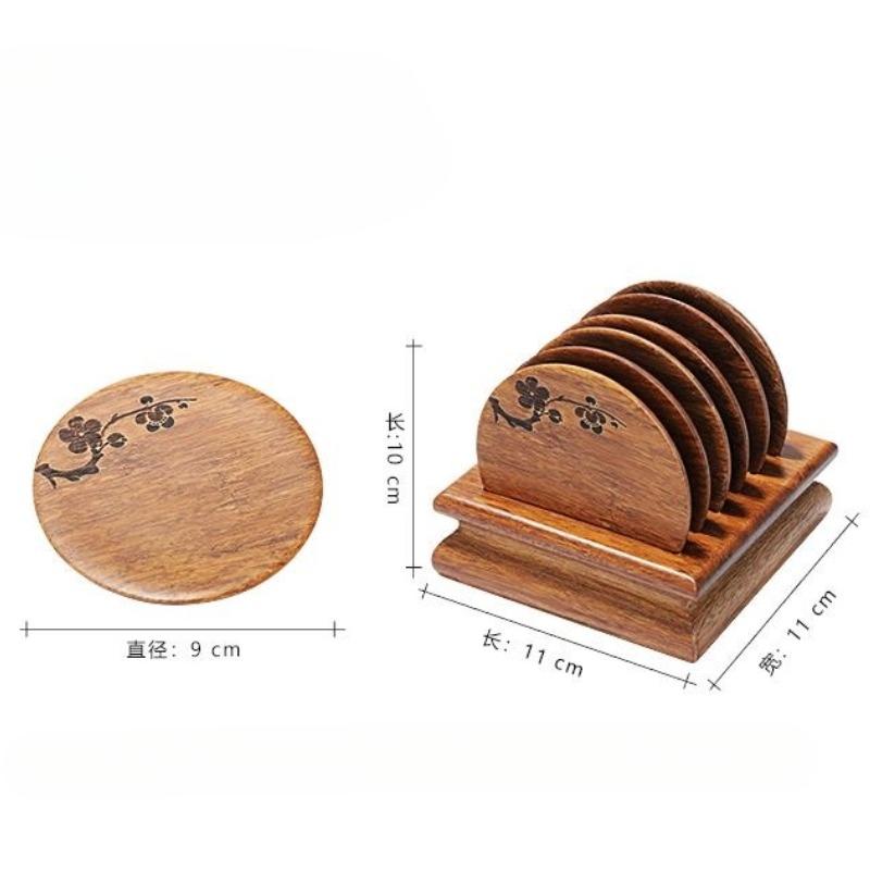 Bamboo Wood Tea Coaster Set Heat-Resistant Coasters Home Tea Table Decor Chinese Vintage Tea Coasters
Bamboo Wood Tea Coaster Set Heat-Resistant Coasters Home Tea Table Decor Chinese Vintage Tea Coasters