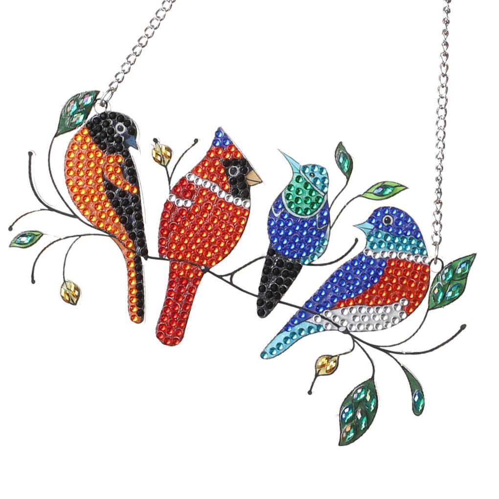 Diamond Painting Ornament DIY Fowl Shape Hanging Window Panel Fowl Shape Acrylic Stained Pendant Decoration
Diamond Painting Ornament DIY Fowl Shape Hanging Window Panel Fowl Shape Acrylic Stained Pendant Decoration