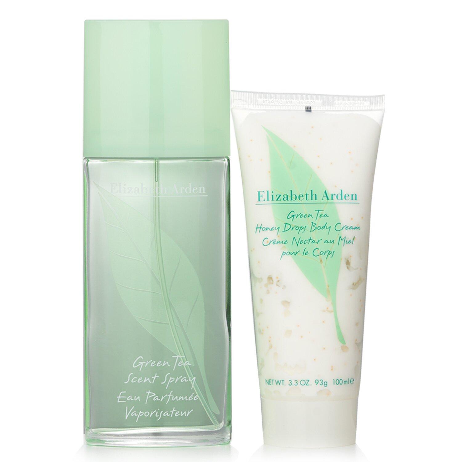 Green Tea Coffret: Eau Parfumee Spray 100ml/3.3oz + Honey Drops Body Cream 100ml/3.3oz 2pcs
Green Tea Coffret: Eau Parfumee Spray 100ml/3.3oz + Honey Drops Body Cream 100ml/3.3oz 2pcs
