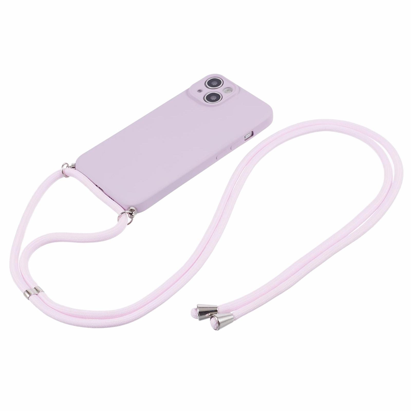For iPhone 13 TPU Case Fiber Lining Anti-scratch Phone Cover with Long Lanyard Baby Blue
For iPhone 13 TPU Case Fiber Lining Anti-scratch Phone Cover with Long Lanyard Baby Blue