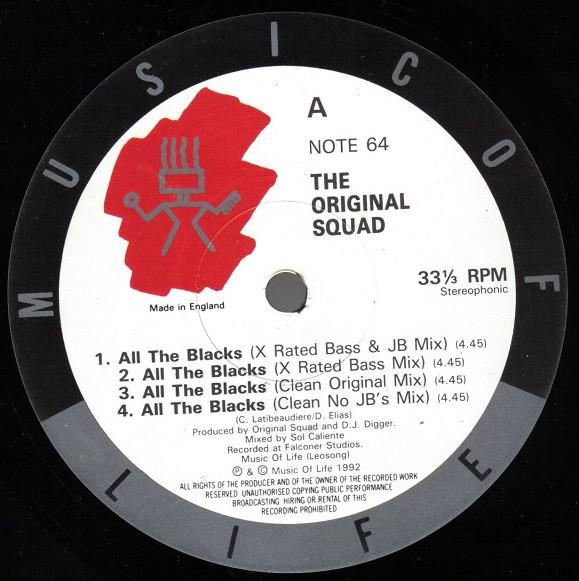 12inch Record ORIGINAL SQUAD - All The Blacks NOTE64 Music Of Life 1992 US Rap & Hip-Hop/R&B Used
12inch Record ORIGINAL SQUAD - All The Blacks NOTE64 Music Of Life 1992 US Rap & Hip-Hop/R&B Used