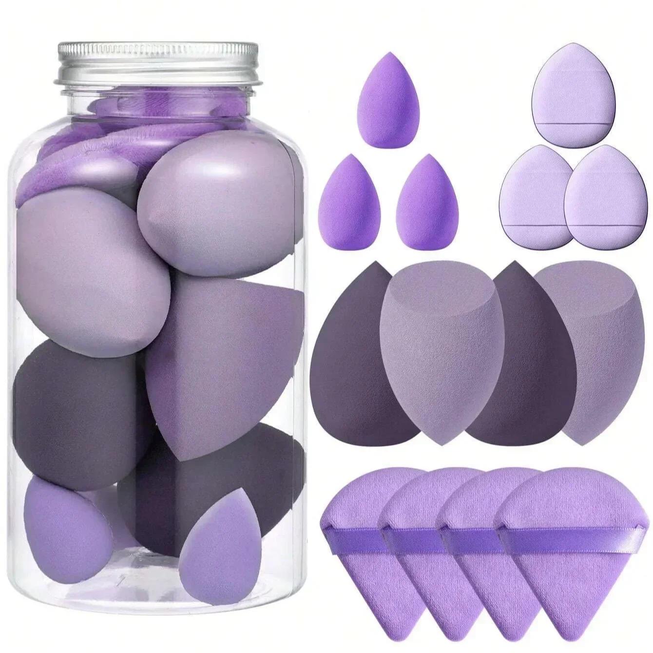 12 14 шт. Губка для макіяжу Блендер Beauty Egg для нанесення тональної основи, пудри з пляшкою для зберігання Набір губок для макіяжу
12 14 шт. Губка для макіяжу Блендер Beauty Egg для нанесення тональної основи, пудри з пляшкою для зберігання Набір губок для макіяжу