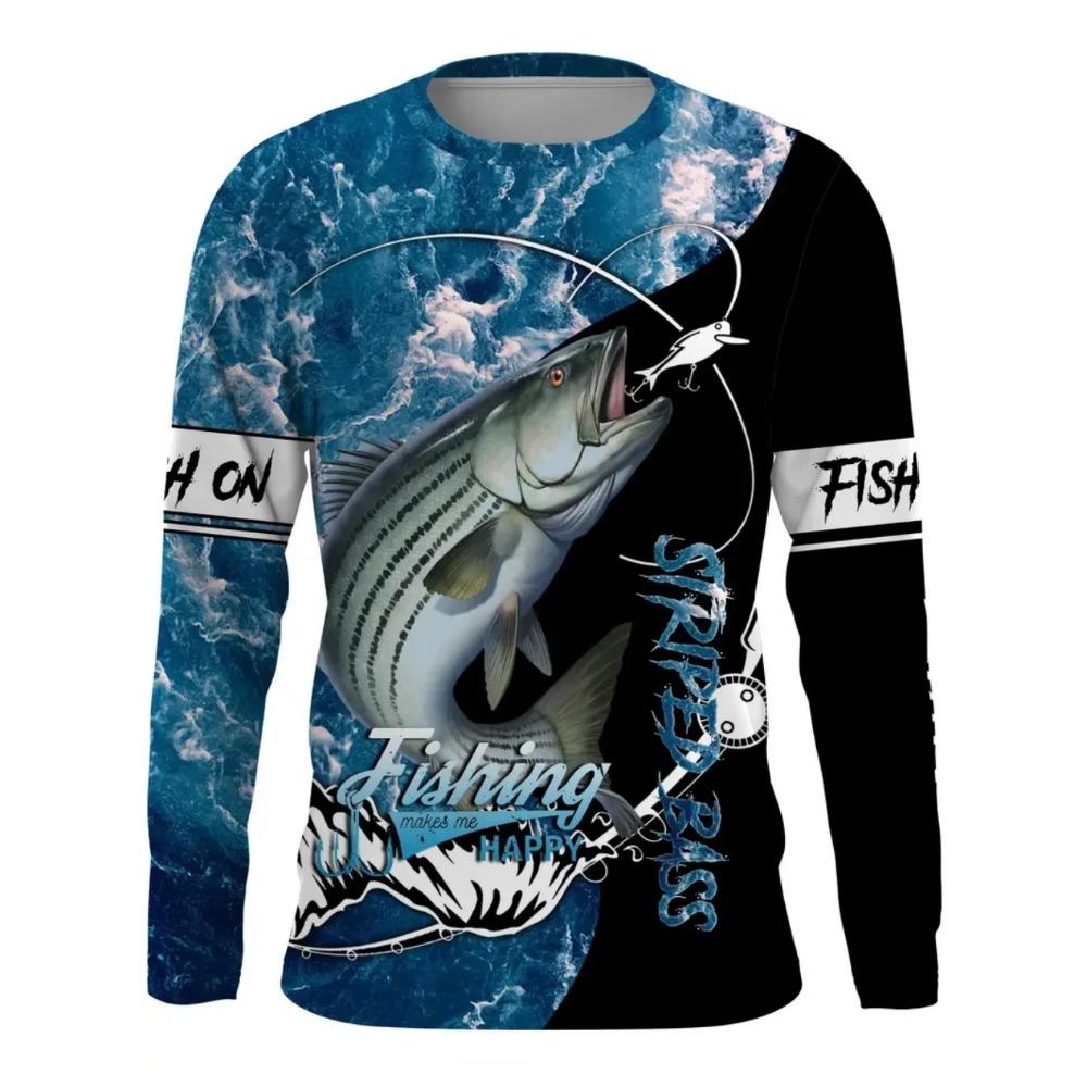 Men s T-Shirts Fashion Fishing Pattern Print Outdoor Sports Long Sleeve T-Shirt Autumn Quick-Dry Streetwear S
Men s T-Shirts Fashion Fishing Pattern Print Outdoor Sports Long Sleeve T-Shirt Autumn Quick-Dry Streetwear S