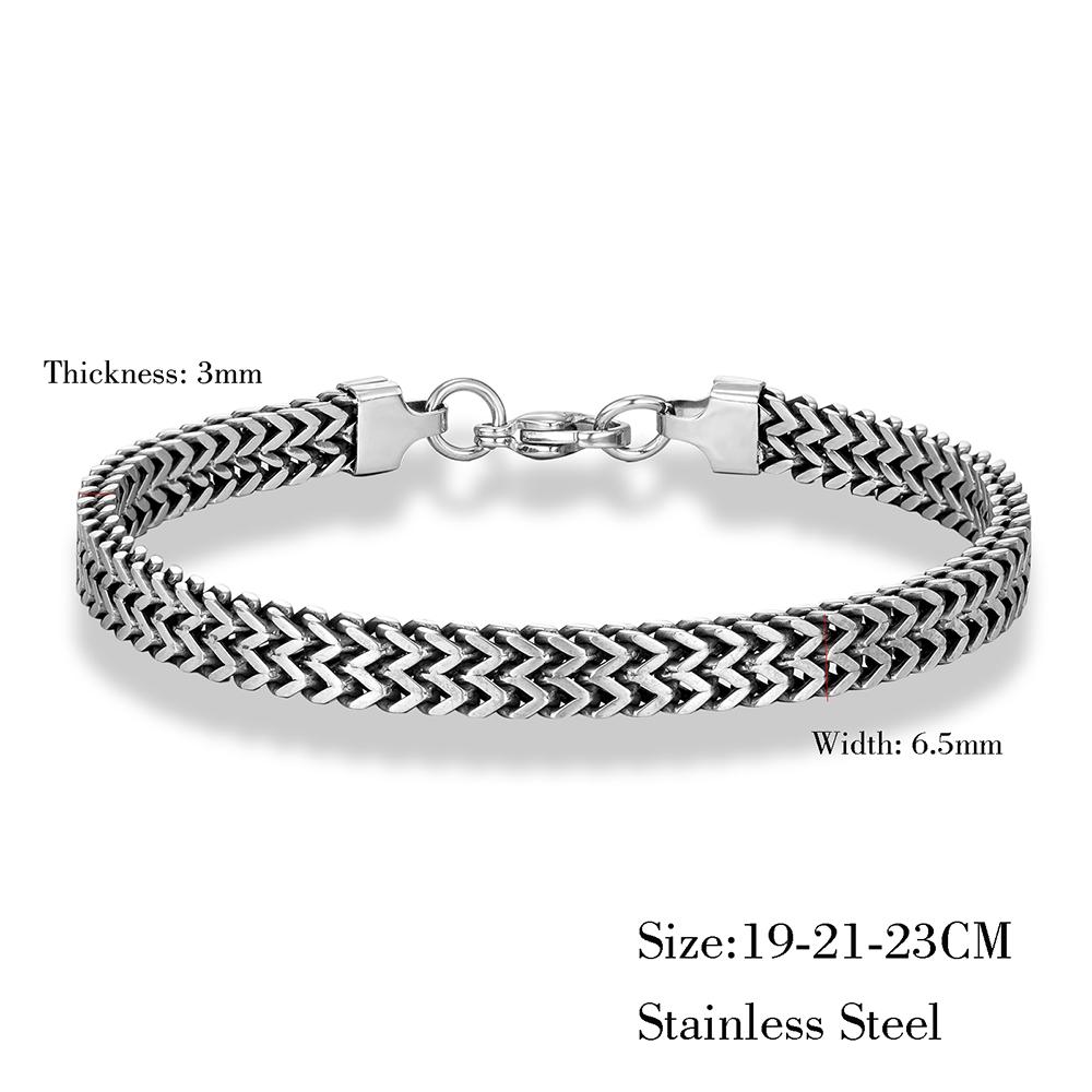 Punk Rock Paperclip Chain Bracelet for Men Women Double Push Carabiner Clasp Stainless Steel Links Wristband Gift 23cm
Punk Rock Paperclip Chain Bracelet for Men Women Double Push Carabiner Clasp Stainless Steel Links Wristband Gift 23cm