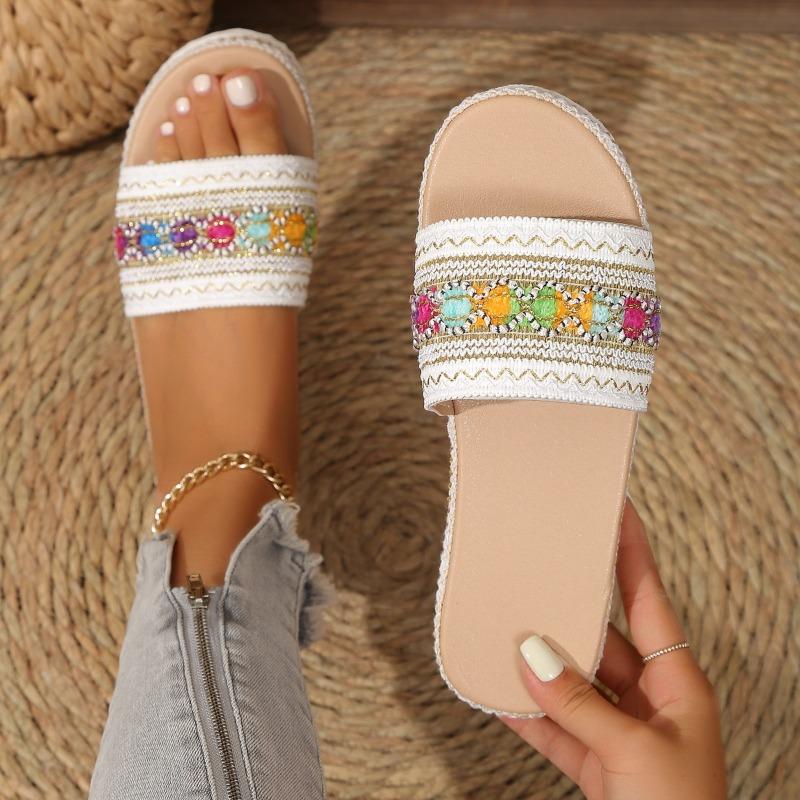fashion Flip flops Sandals Women Slippers 2024 Soft Soled Flip Flops Flat Bottomed Stylish Sequin Sandals Women s Shoes for Outdoor Wear 42 білий
fashion Flip flops Sandals Women Slippers 2024 Soft Soled Flip Flops Flat Bottomed Stylish Sequin Sandals Women s Shoes for Outdoor Wear 42 білий