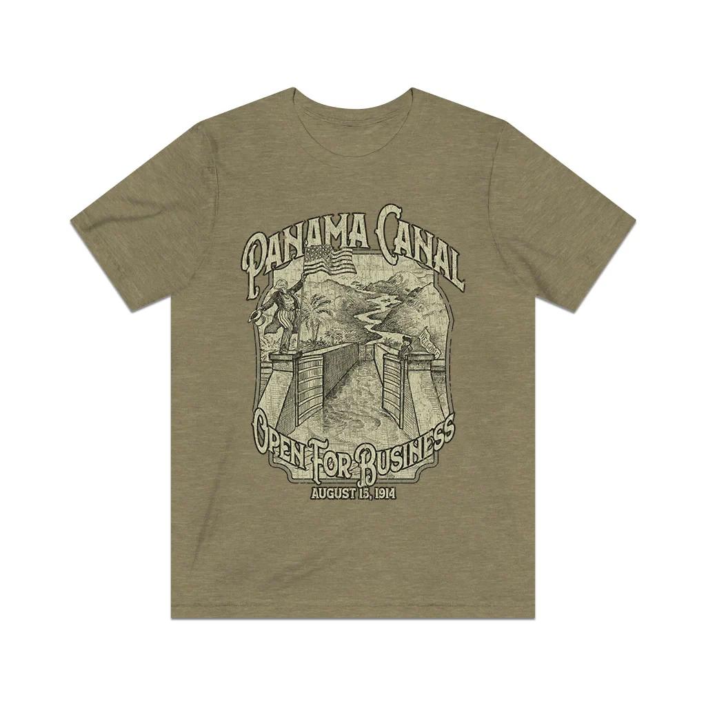 Panama Canal Open For Business 1914 Vintage Men s T shirt 3XL
Panama Canal Open For Business 1914 Vintage Men s T shirt 3XL