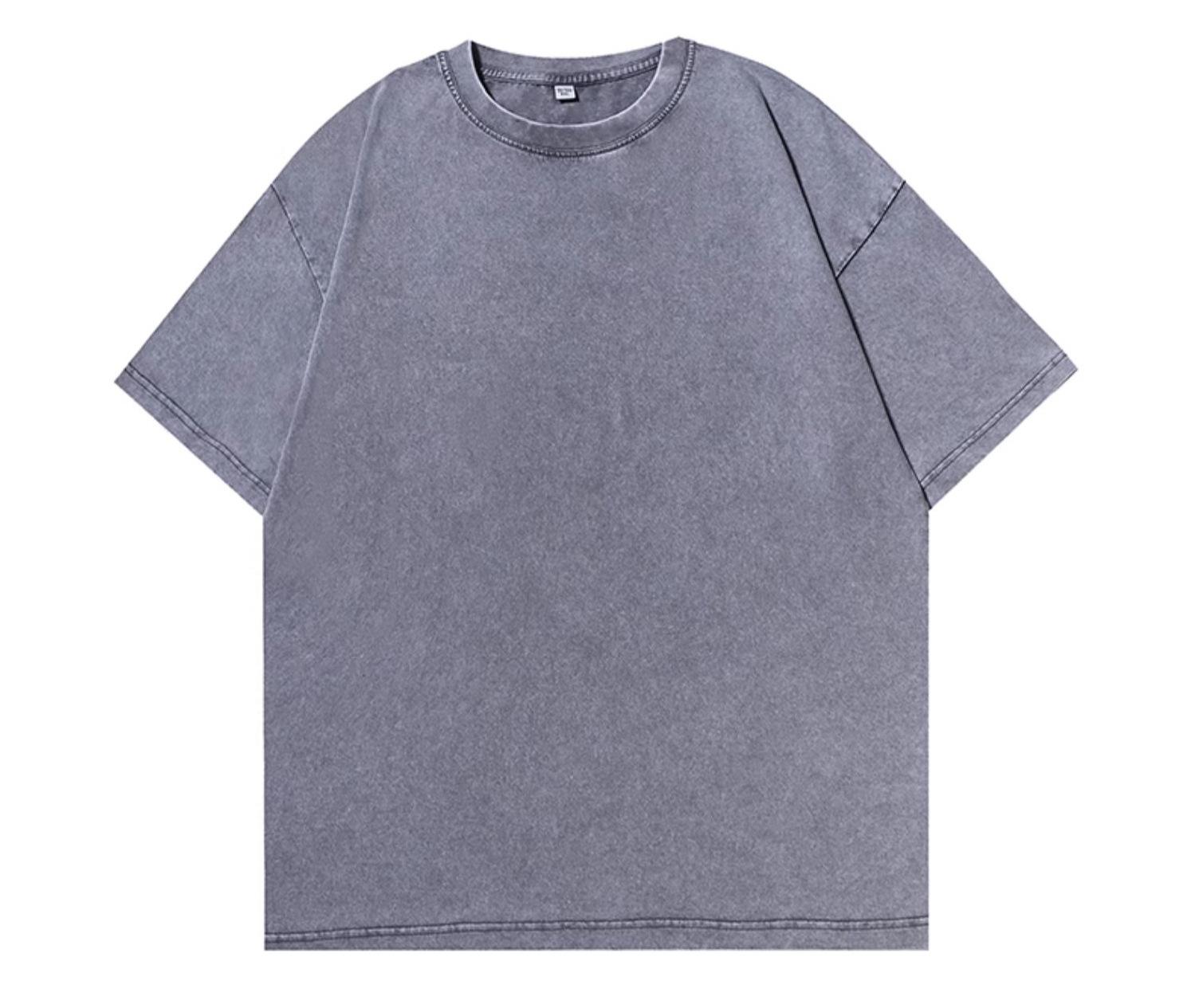 Unisex 230g Heavyweight Washed Cotton Tie-dye Distressed T-shirt - Summer Short Sleeve Drop Shoulder L сірий колір
Unisex 230g Heavyweight Washed Cotton Tie-dye Distressed T-shirt - Summer Short Sleeve Drop Shoulder L сірий колір