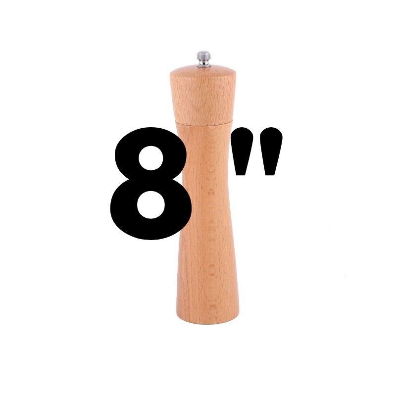 Homlly ika Salt Pepper Grinder Wood Shaker 8" (49*215mm)
Homlly ika Salt Pepper Grinder Wood Shaker 8" (49*215mm)