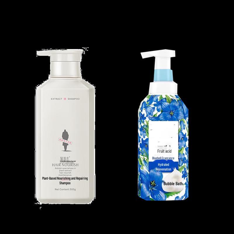 Adolph Plant Extract Nourishing Shampoo & Blue Wind Chimes Shower Gel Set
Adolph Plant Extract Nourishing Shampoo & Blue Wind Chimes Shower Gel Set