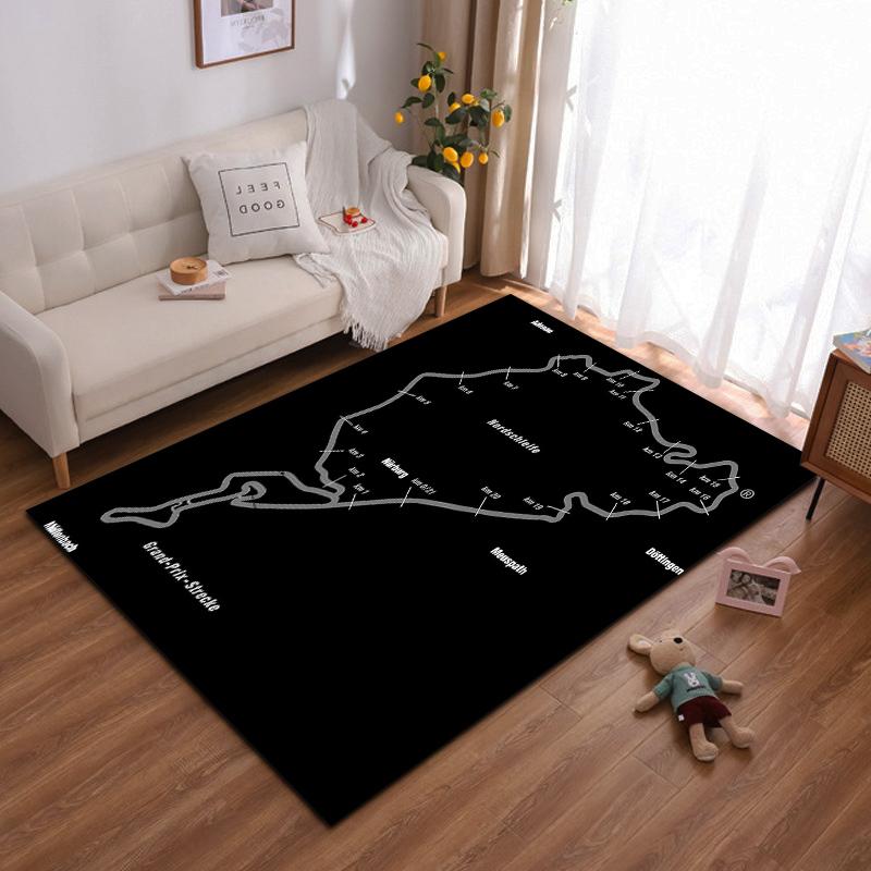 Gold Nürburgring Track Outline Rug Suitable for use as an anti-slip game mat for living room and bedroom sofas 40x60cm( 15x23in )
Gold Nürburgring Track Outline Rug Suitable for use as an anti-slip game mat for living room and bedroom sofas 40x60cm( 15x23in )