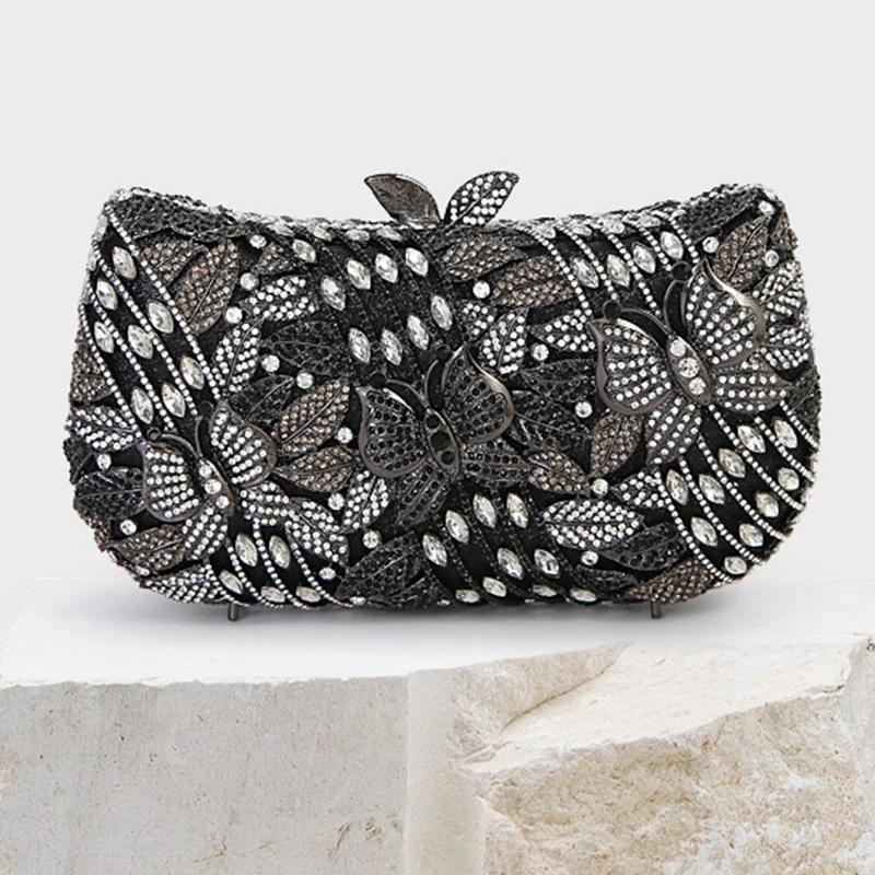 Blue Butterfly Rhinestone Crystal Clutch Bag Gold Metal Design Diamond Handbags Women s Party Prom Handbag Ladies Wedding Purse 21cmX13cmX7cm
Blue Butterfly Rhinestone Crystal Clutch Bag Gold Metal Design Diamond Handbags Women s Party Prom Handbag Ladies Wedding Purse 21cmX13cmX7cm
