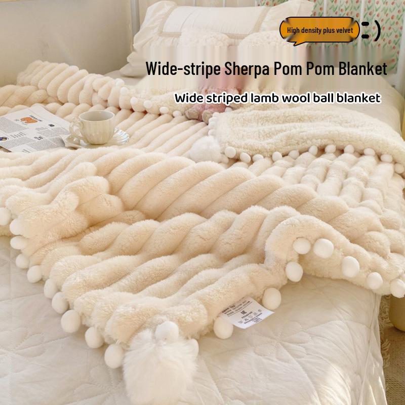 Lambswool Coral Fleece Blanket - Thickened Winter Shawl for Office, Nap, or Sofa 100x150cm - Office Blanket
Lambswool Coral Fleece Blanket - Thickened Winter Shawl for Office, Nap, or Sofa 100x150cm - Office Blanket