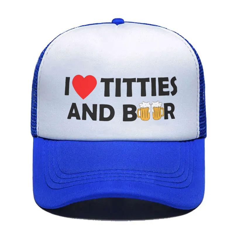 New Fashion Unisex I Heart Titties And Beer Trucker Hat Adult Adjustable Baseball Cap for Unisex Women Snapback Caps dropshipping Kids Size
New Fashion Unisex I Heart Titties And Beer Trucker Hat Adult Adjustable Baseball Cap for Unisex Women Snapback Caps dropshipping Kids Size