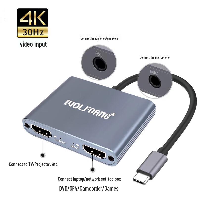 Wolfgang USB3.0 HD Audio Video Capture Card
Wolfgang USB3.0 HD Audio Video Capture Card