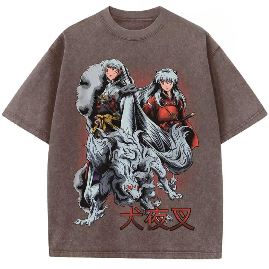 Sesshoumaru Inuyasha Anime Clothing Men Women Oversized T-shirts High Quality Washed T Shirt Vintage Cotton Tshirt Harajuku Tops XXL коричневий
Sesshoumaru Inuyasha Anime Clothing Men Women Oversized T-shirts High Quality Washed T Shirt Vintage Cotton Tshirt Harajuku Tops XXL коричневий
