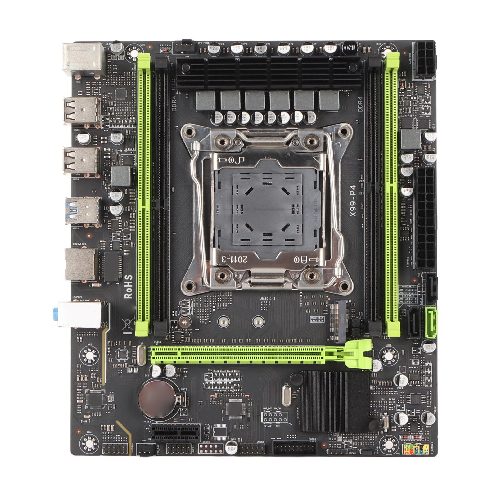 Материнська плата X99 P4 Двоканальний DDR4 6 фазний блок живлення LGA 2011 3 Материнська плата комп’ютерних ігор для
Материнська плата X99 P4 Двоканальний DDR4 6 фазний блок живлення LGA 2011 3 Материнська плата комп’ютерних ігор для