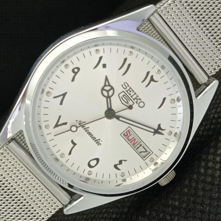 REFURBISHED VINTAGE SEIKO 5 AUTO 6309A JAPAN MENS ARABIC WATCH 610e-a318842-9 SKU610e-a318842
REFURBISHED VINTAGE SEIKO 5 AUTO 6309A JAPAN MENS ARABIC WATCH 610e-a318842-9 SKU610e-a318842