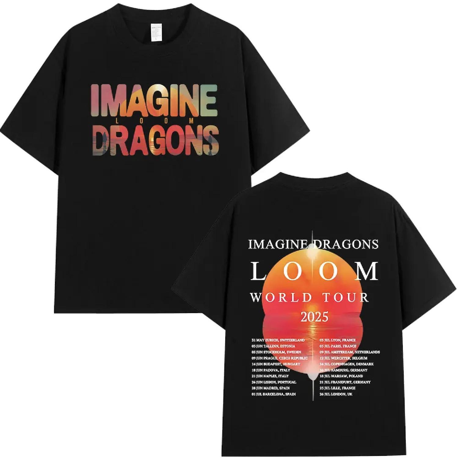 Imagine Dragons Rock Band Loom World Tour 2025 T-shirt Men Women Cotton Short Sleeve T-shirts Hip Hop Fashion T Shirt Streetwear XXXXXL чорний
Imagine Dragons Rock Band Loom World Tour 2025 T-shirt Men Women Cotton Short Sleeve T-shirts Hip Hop Fashion T Shirt Streetwear XXXXXL чорний