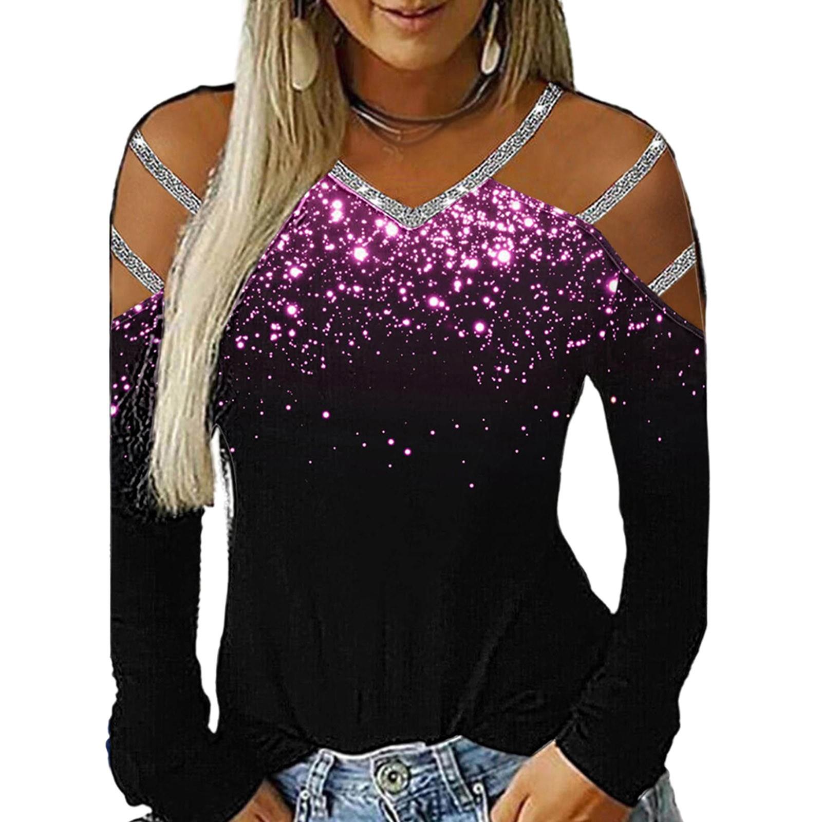 (SU)Женский повседневный V-образный вырез без бретелек с принтом Горячий горный хрусталь с длинным рукавом
(SU)Женский повседневный V-образный вырез без бретелек с принтом Горячий горный хрусталь с длинным рукавом