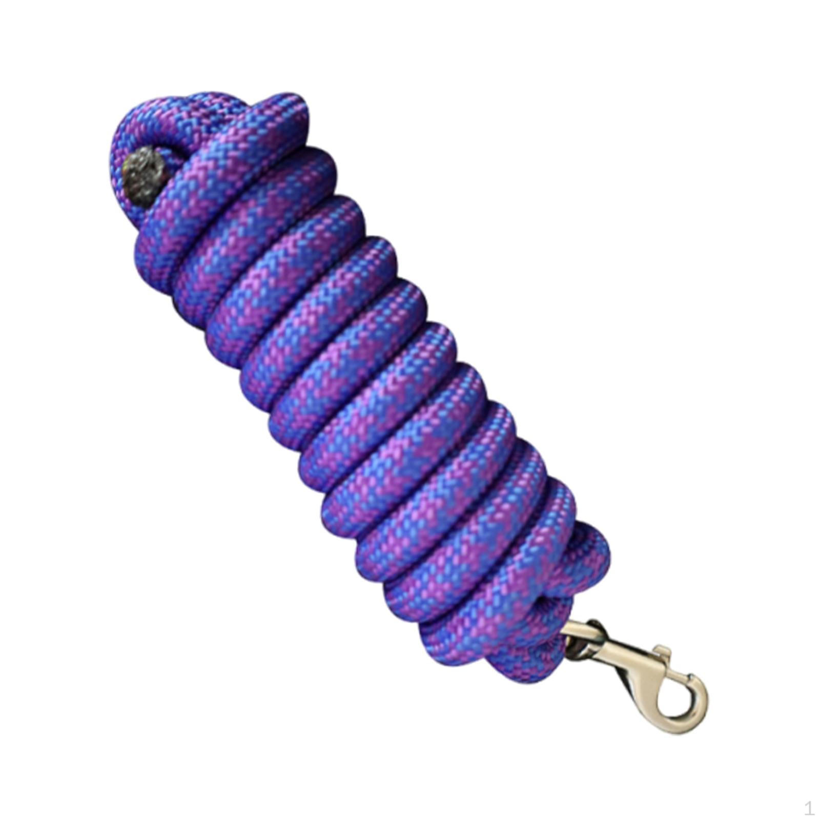 Rope Horse Supply 98.43inch Equestrian Accessory Rein with Quickly Snap Training Leash Lunge Line Blue Pink
Rope Horse Supply 98.43inch Equestrian Accessory Rein with Quickly Snap Training Leash Lunge Line Blue Pink