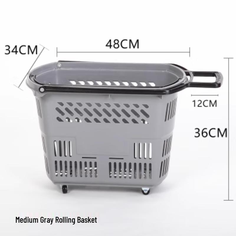 Jingdi Plastic Rolling Shopping Cart
Jingdi Plastic Rolling Shopping Cart