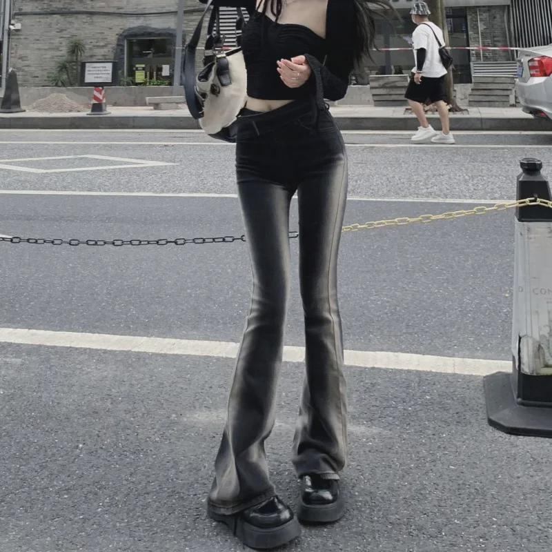 Women s Gradient High Waist Elastic Skinny Flare Jeans – Autumn Slimming Wide Leg Floor-Length Trousers Small чорний
Women s Gradient High Waist Elastic Skinny Flare Jeans – Autumn Slimming Wide Leg Floor-Length Trousers Small чорний