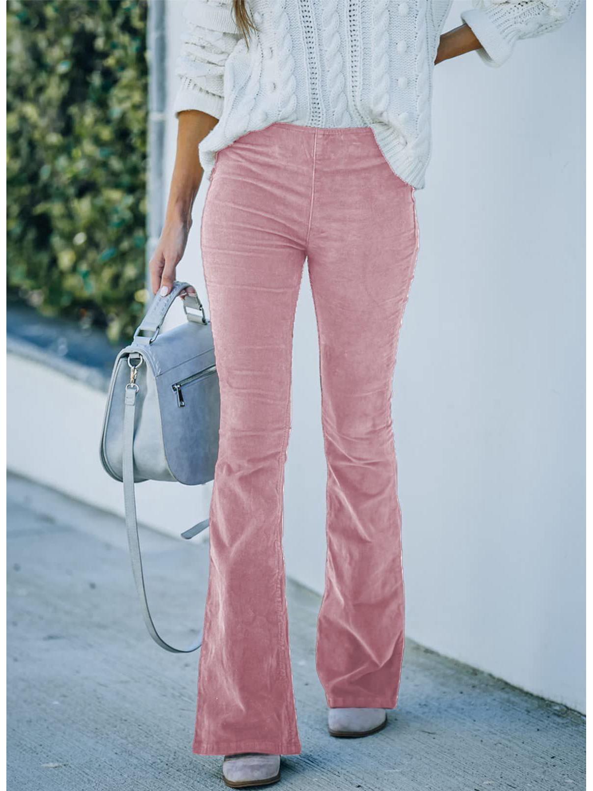 Elastic Waist Micro Flared Corduroy Pants 2XL рожевий
Elastic Waist Micro Flared Corduroy Pants 2XL рожевий