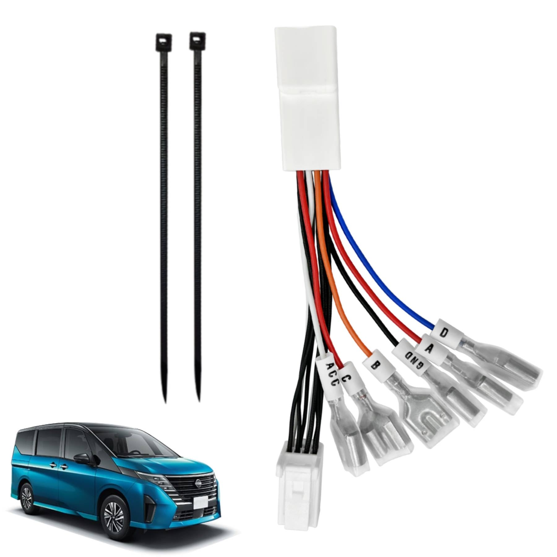 KONPON / Nissan Serena Compatible Power Harness/Curtain Separation Harness/Compatible Models: C28, Year: R4.12 ~ / Easy Installation
KONPON / Nissan Serena Compatible Power Harness/Curtain Separation Harness/Compatible Models: C28, Year: R4.12 ~ / Easy Installation