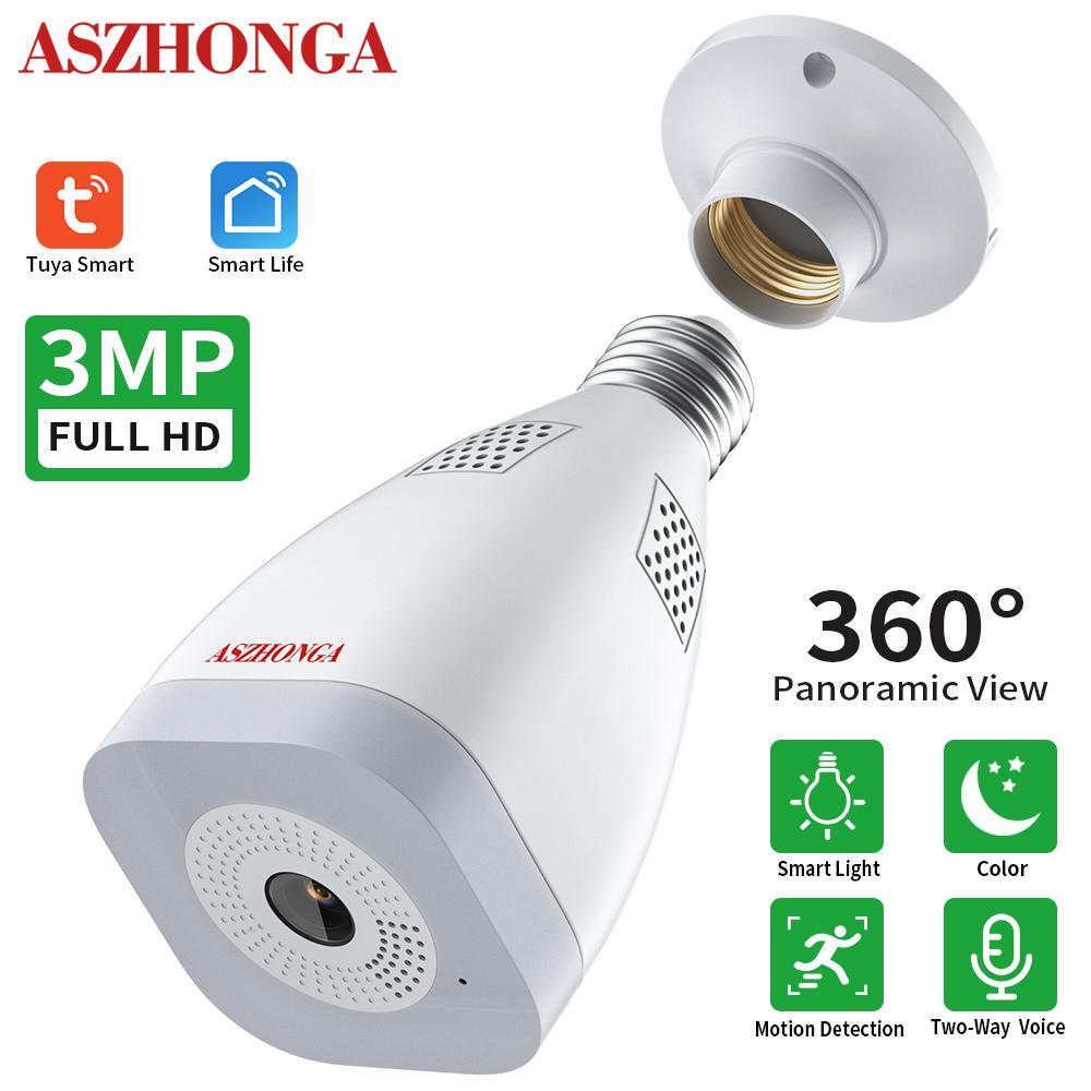 ASZHONGA 3MP Tuya E27 Bulb Wifi Video Surveillance VIsion Two Way Audio PTZ IP Camera Auto Tracking Smart Life 3MP no Card білий
ASZHONGA 3MP Tuya E27 Bulb Wifi Video Surveillance VIsion Two Way Audio PTZ IP Camera Auto Tracking Smart Life 3MP no Card білий