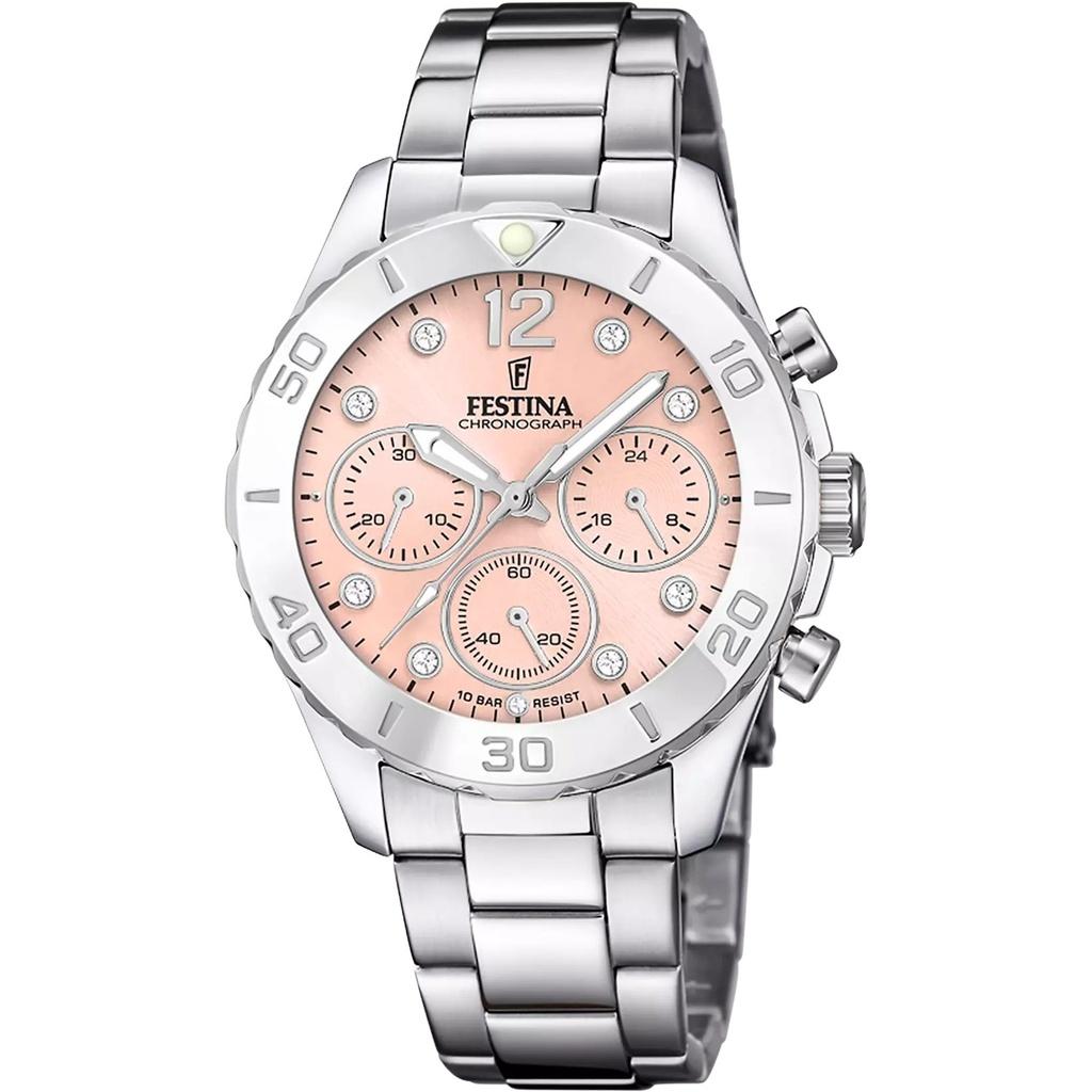 Festina Boyfriend Chronograph Crystal Accents Pink Dial Quartz F20603-7 100M Women s Watch рожевий
Festina Boyfriend Chronograph Crystal Accents Pink Dial Quartz F20603-7 100M Women s Watch рожевий