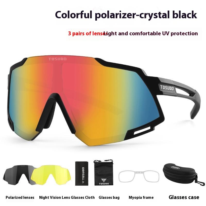 Очки для езды на велосипеде TR90, солнцезащитные очки для занятий спортом на открытом воздухе черный фуксии
Очки для езды на велосипеде TR90, солнцезащитные очки для занятий спортом на открытом воздухе черный фуксии